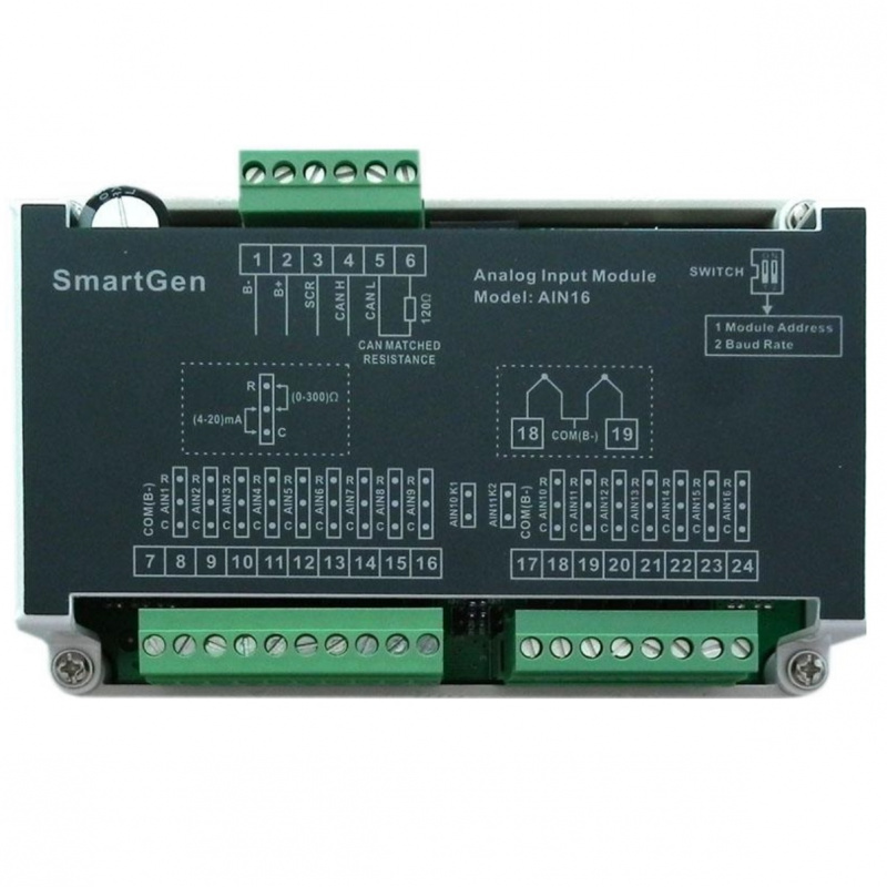 SmartGen AIN16 Marine Engine Controller, 16 channels sensor input, CCS