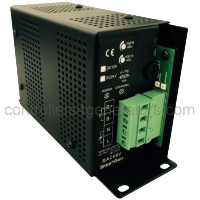 SmartGen BAC06V (12V6A/24V3A) Battery Charger