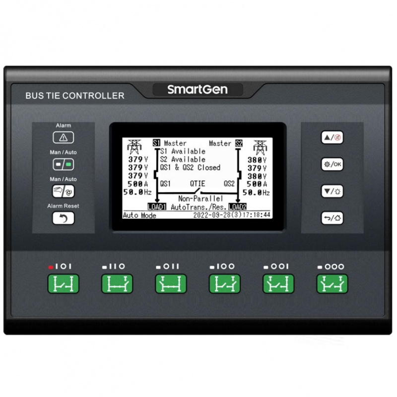 SmartGen HAT821SI Dual Power Bus Tie Controller