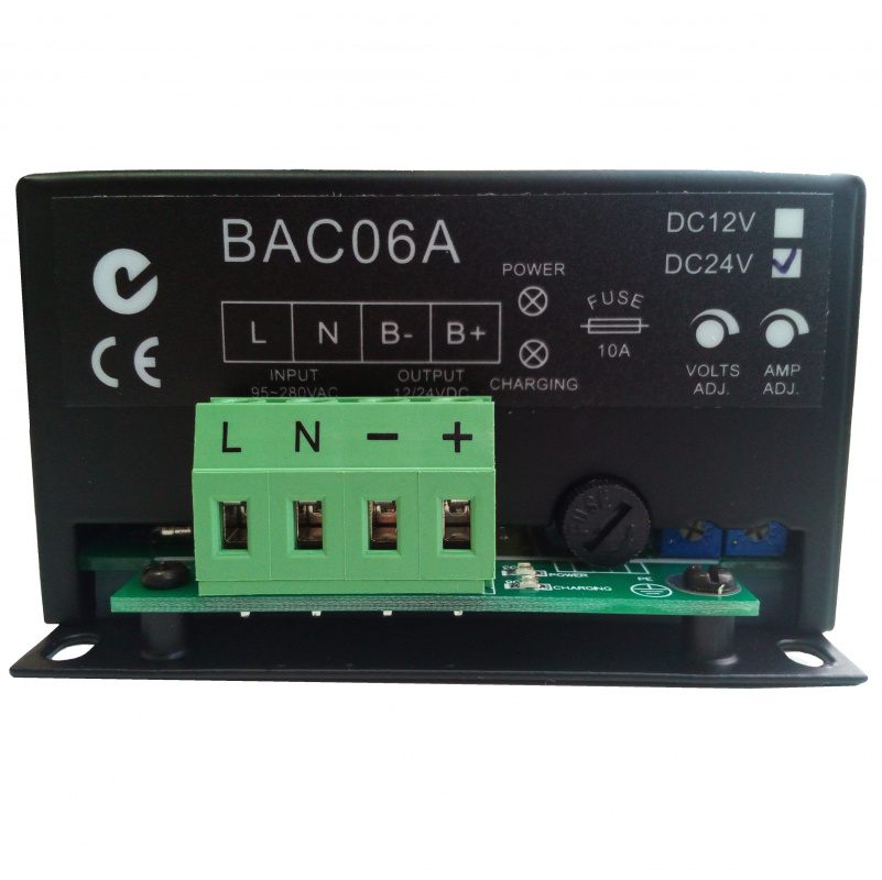 SmartGen BAC06A-24V (24V/3A, 90-280VAC 50/60Hz) Generator Battery Charger