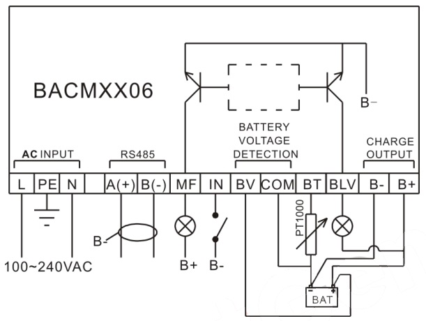 SmartGen BACM1206 (12V6A)  Battery Charger