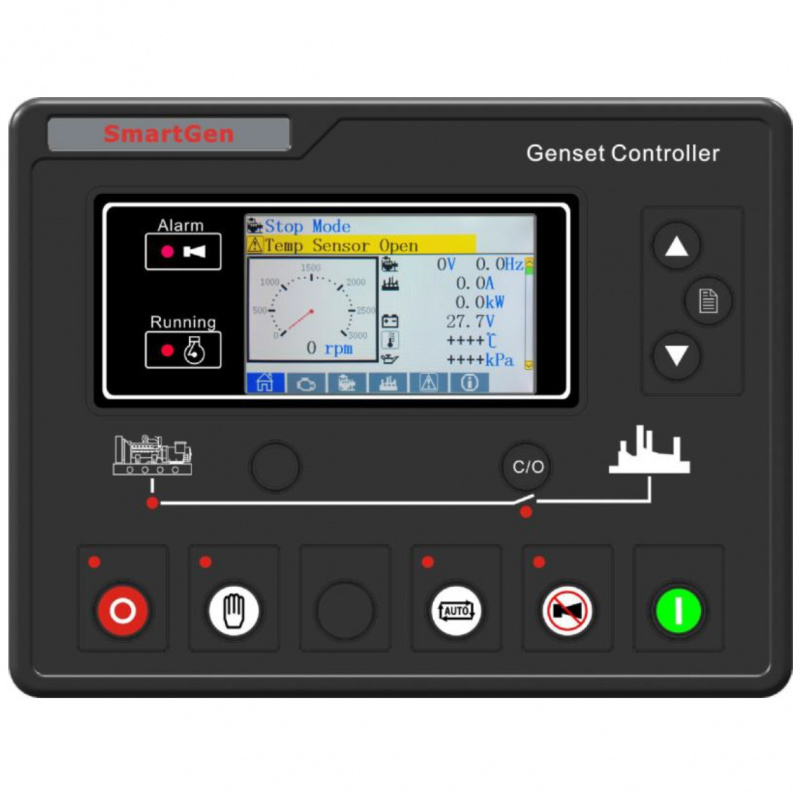 SmartGen HGM7211 Generator controller, TFT-LCD, RS485, SMS, schedule control