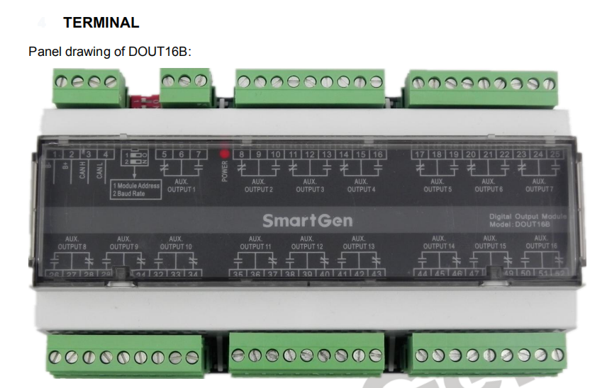 SmartGen DOUT16B Digital Output Module