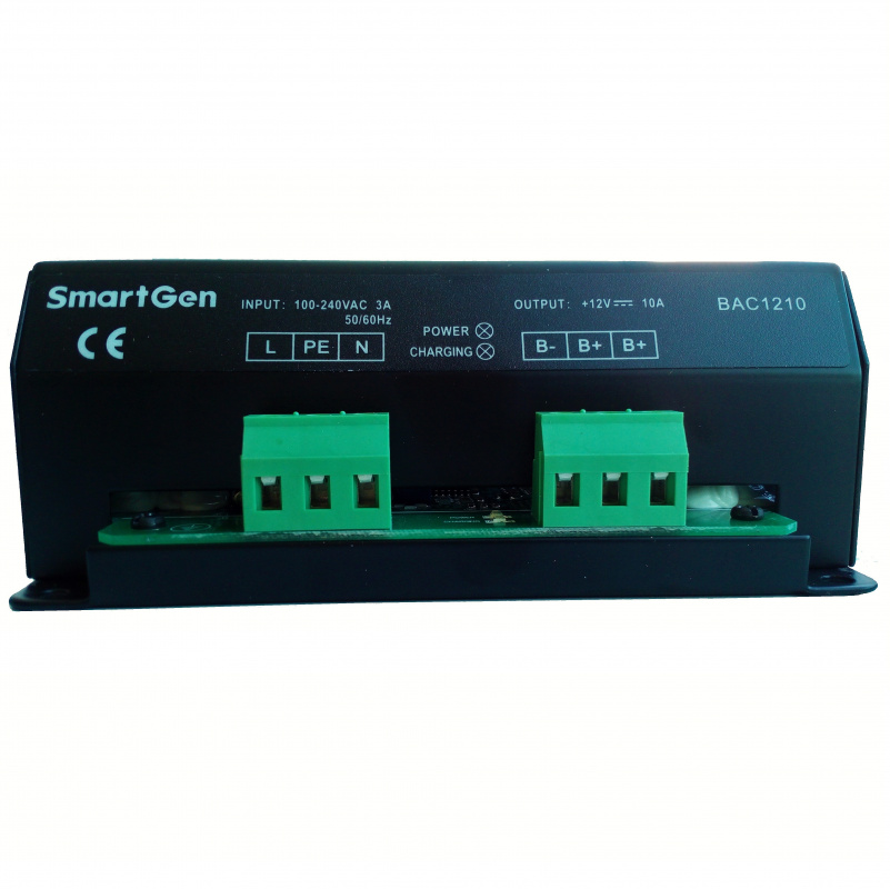 SmartGen BAC1210-12V (12V/10A, 90-280VAC 50/60Hz) Generator Battery Charger