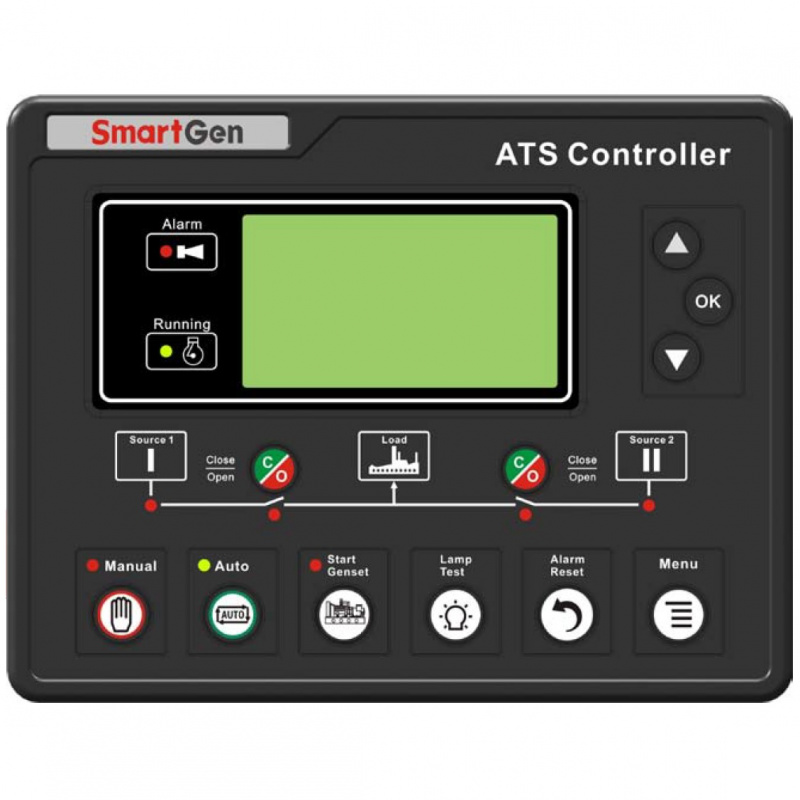 SmartGen HAT700I ATS controller, AC power-supply