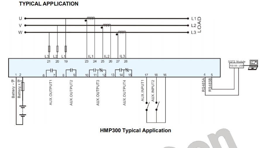 SmartGen HMP300-2 Power Integrated Protection Module
