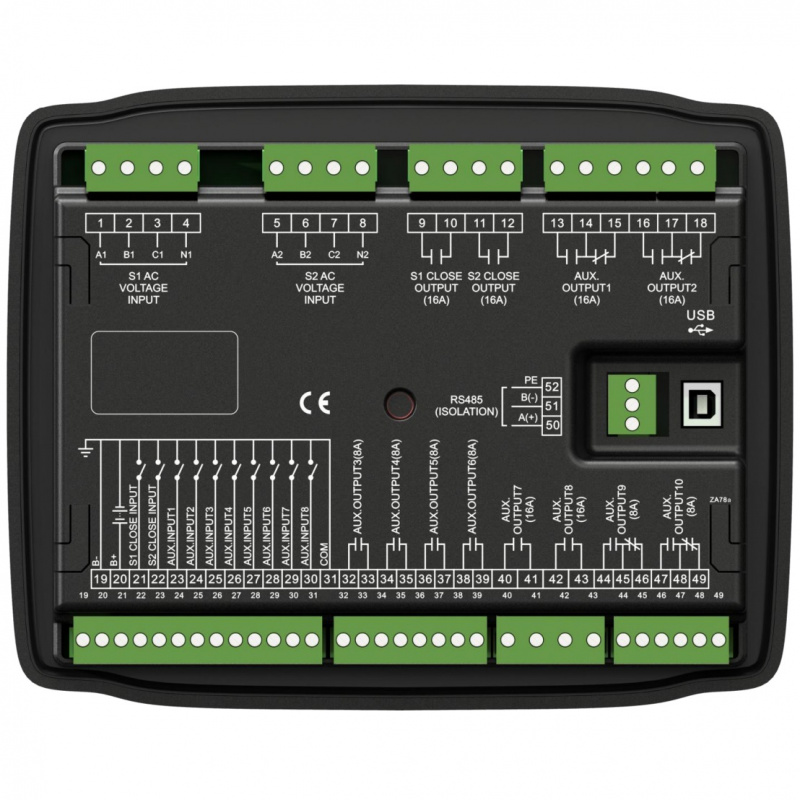 SmartGen HAT780 Dual power bypass ATS controller