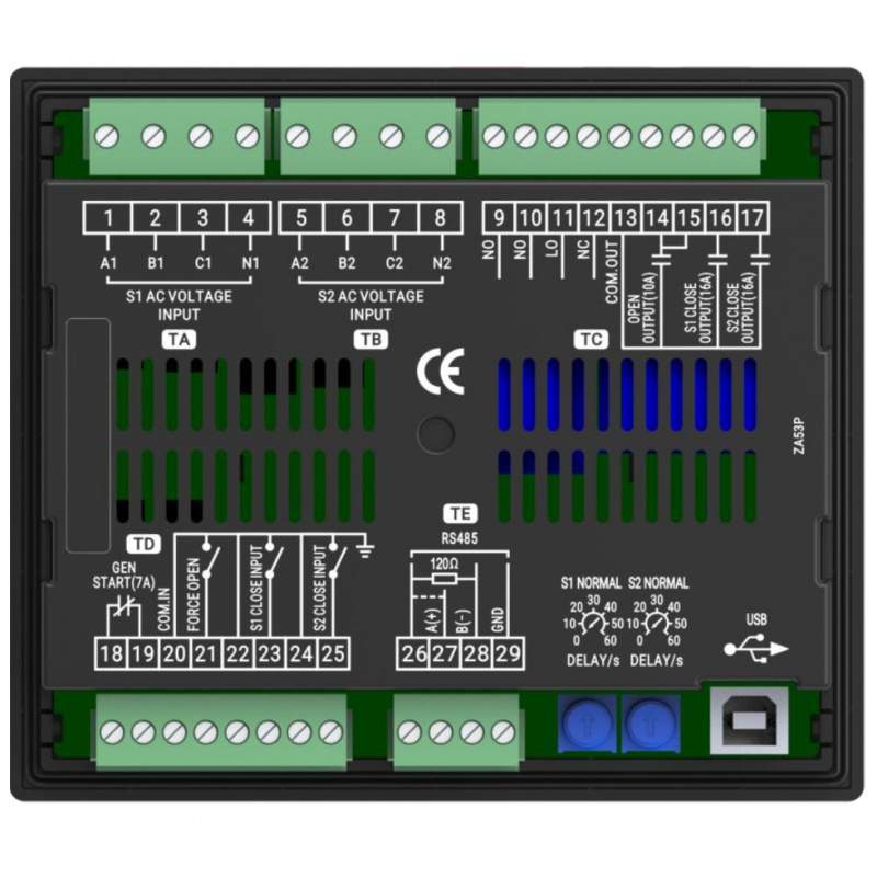 SmartGen HAT530P Dual power ATS controller
